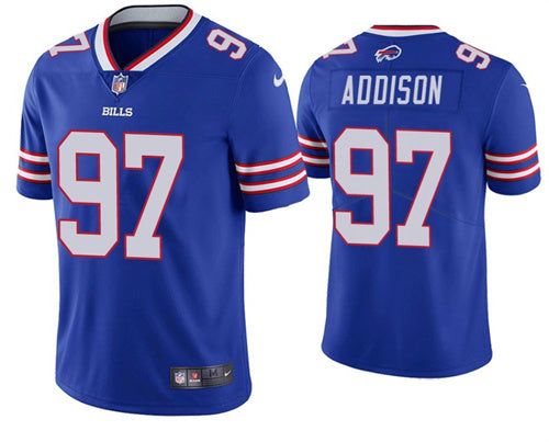 Buffalo Bills #97 Mario Addison Blue Jersey