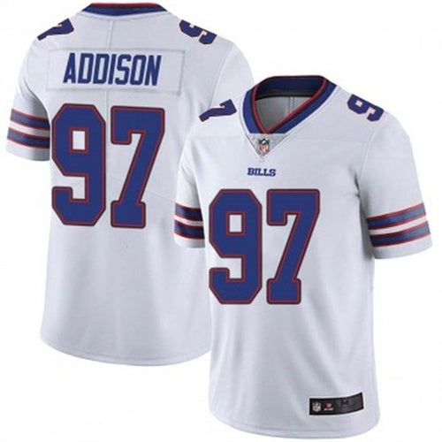 Buffalo Bills #97 Mario Addison White Jersey