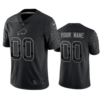 Custom Buffalo Bills black jersey
