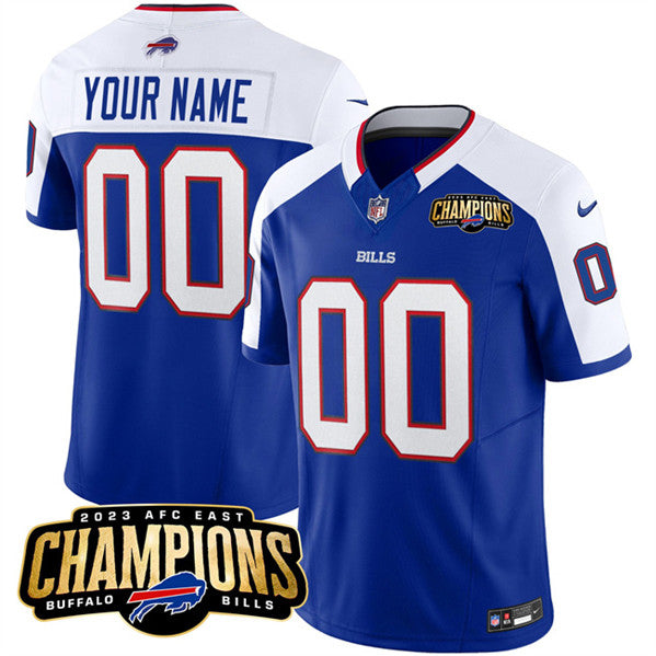 Custom Buffalo Bills blue-white FUSE jersey