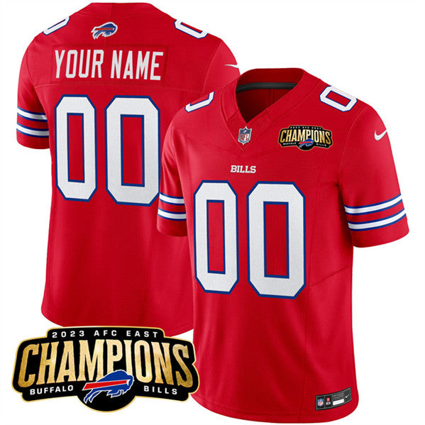 Custom Buffalo Bills red FUSE jersey
