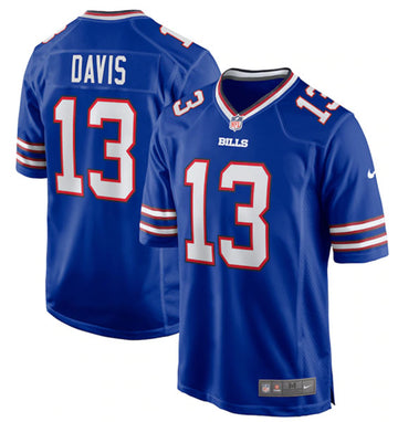 Buffalo Bills Custom Royal Game Jersey