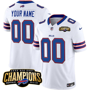 Custom Buffalo Bills white FUSE jersey