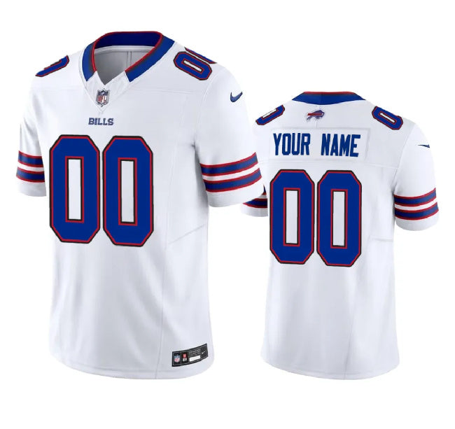 Custom Buffalo Bills white FUSE jersey