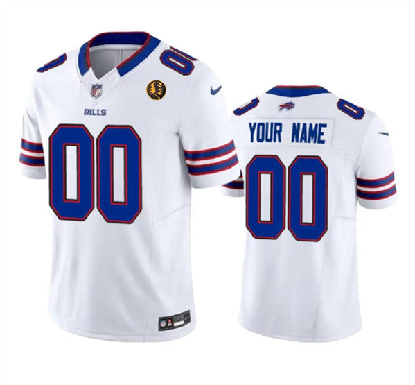 Custom Buffalo Bills white FUSE jersey