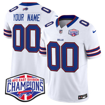 Custom Buffalo Bills white FUSE jersey
