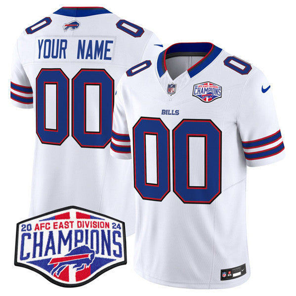 Custom Buffalo Bills white FUSE jersey