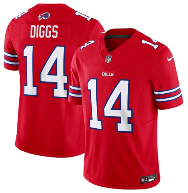 Buffalo Bills Customized Red 2023 FUSE Jersey