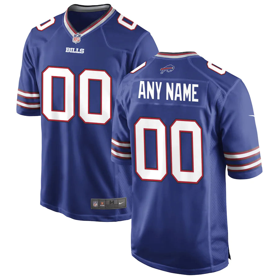 Buffalo Bills Customized Royal Game Jersey