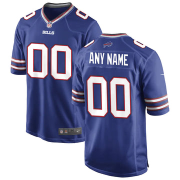 Buffalo Bills Customized Royal Game Jersey