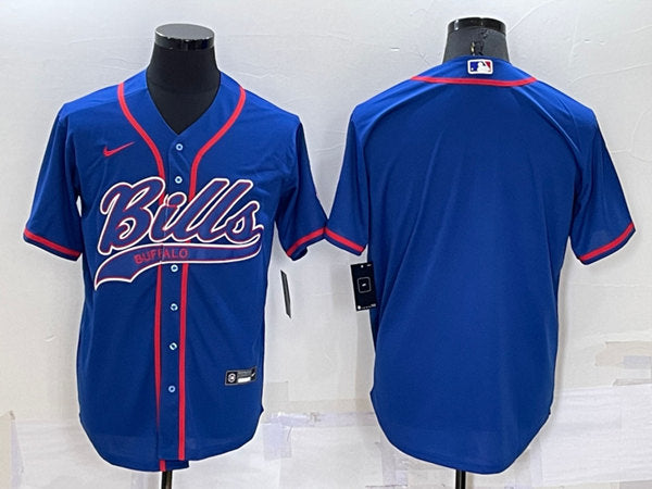 Buffalo Bills Royal Baseball Jersey