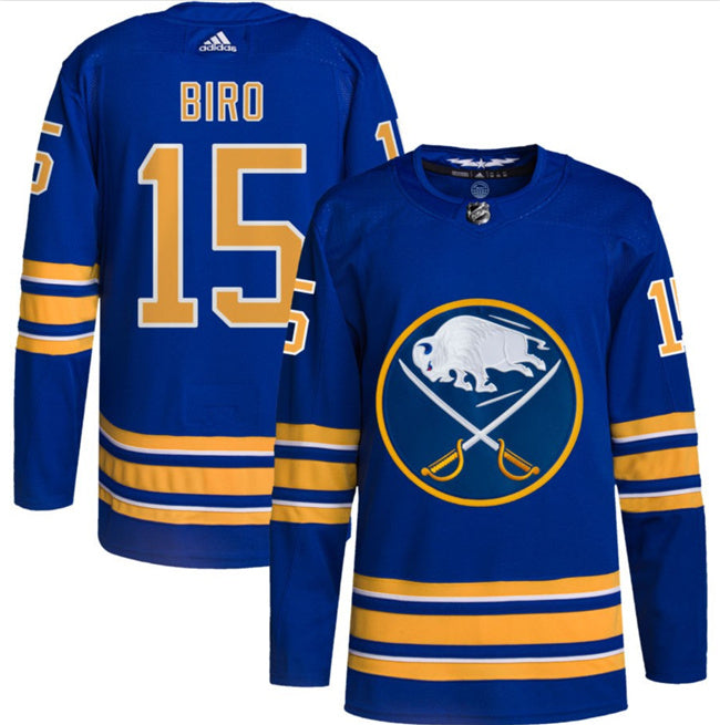 Brandon Biro Buffalo Sabres blue jersey