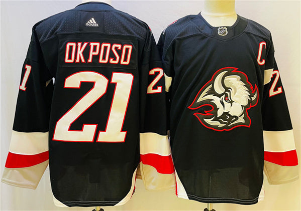 Kyle Okposo Buffalo Sabres black jersey