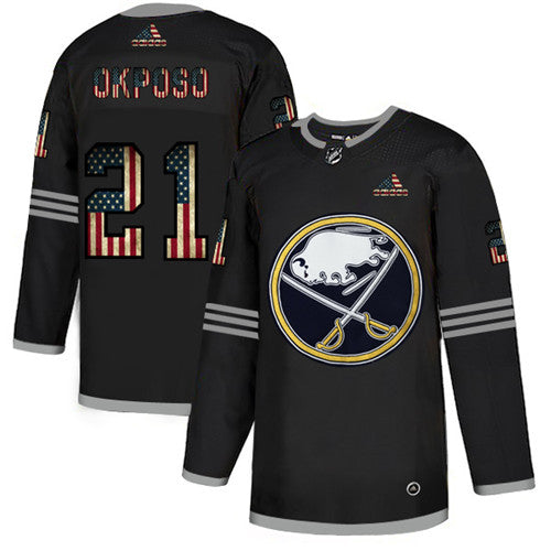 Kyle Okposo Buffalo Sabres grey jersey