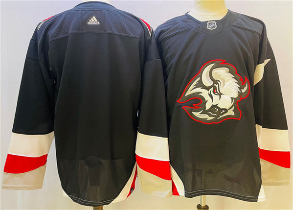 Custom Buffalo Sabres black jersey