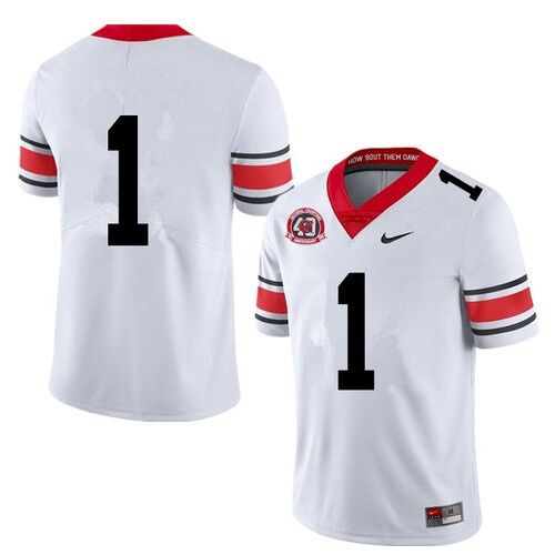 Bulldogs Georgia Bulldogs white jersey