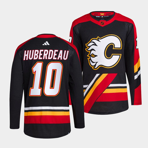 Jonathan Huberdeau Calgary Flames black Reverse Retro jersey