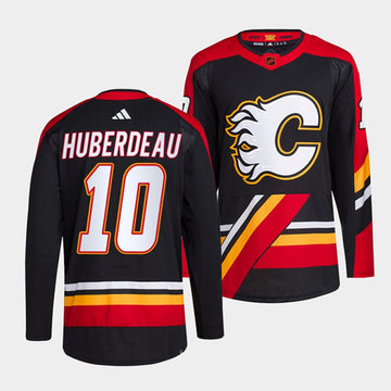 Jonathan Huberdeau Calgary Flames black Reverse Retro jersey