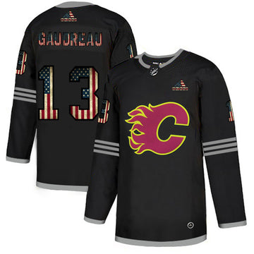 Johnny Gaudreau Calgary Flames grey jersey
