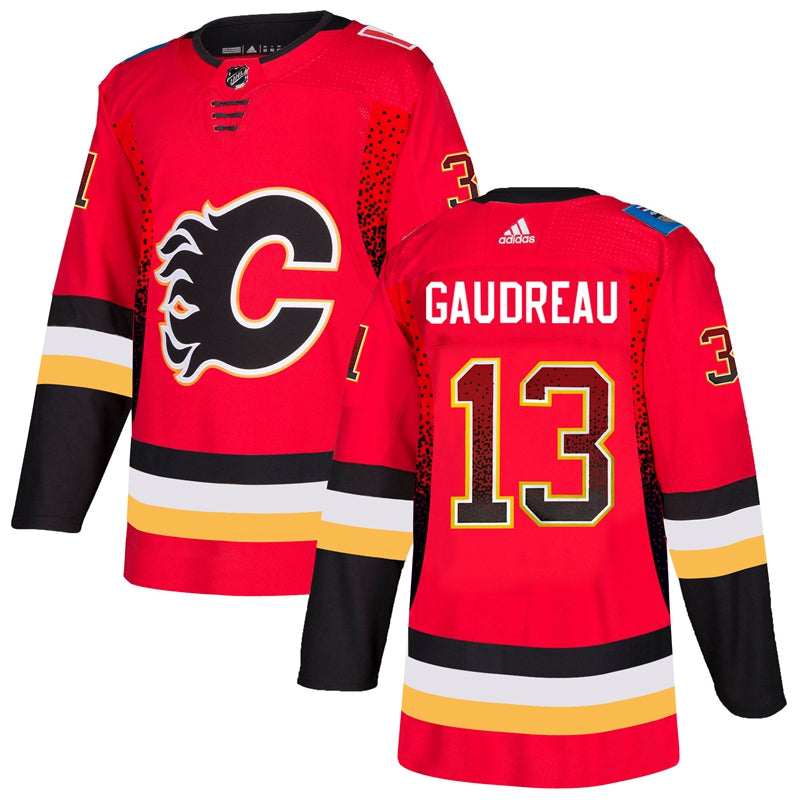 Johnny Gaudreau Calgary Flames red Fashion jersey
