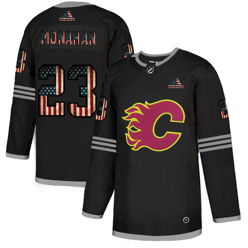Sean Monahan Calgary Flames grey jersey
