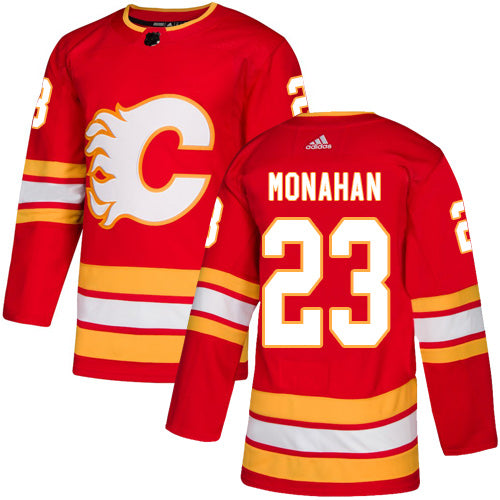 Sean Monahan Calgary Flames red jersey