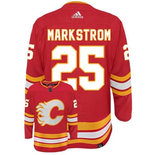 Jacob Markstrom Calgary Flames red jersey