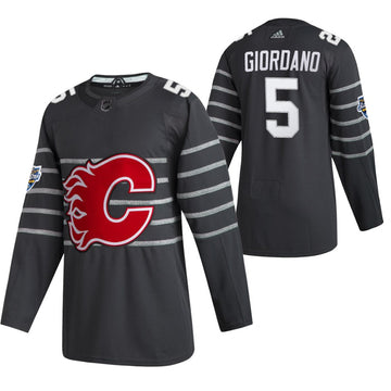 Mark Giordano Calgary Flames grey jersey