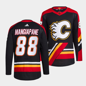Andrew Mangiapane Calgary Flames black Reverse Retro jersey