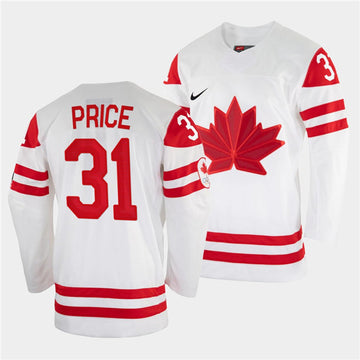 Carey Price Team Canada white jersey