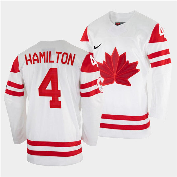 Dougie Hamilton Team Canada white jersey