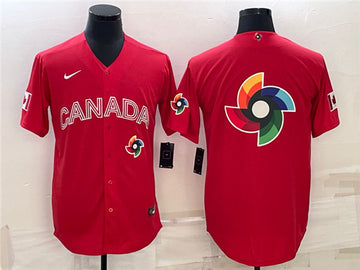 Canada Baseball red Classic jersey