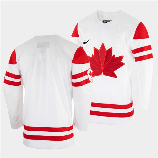Custom Team Canada white jersey