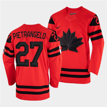 Alex Pietrangelo Team Canada red jersey