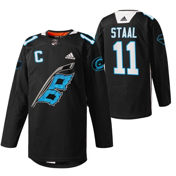 Jordan Staal Carolina Hurricanes black jersey