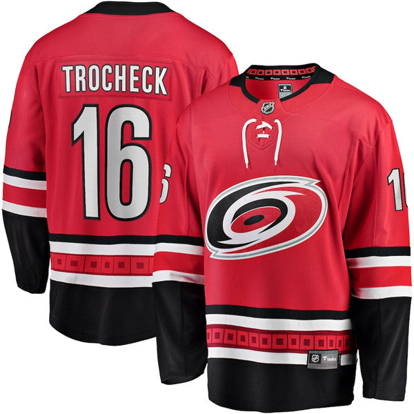 Vincent Trocheck Carolina Hurricanes red jersey