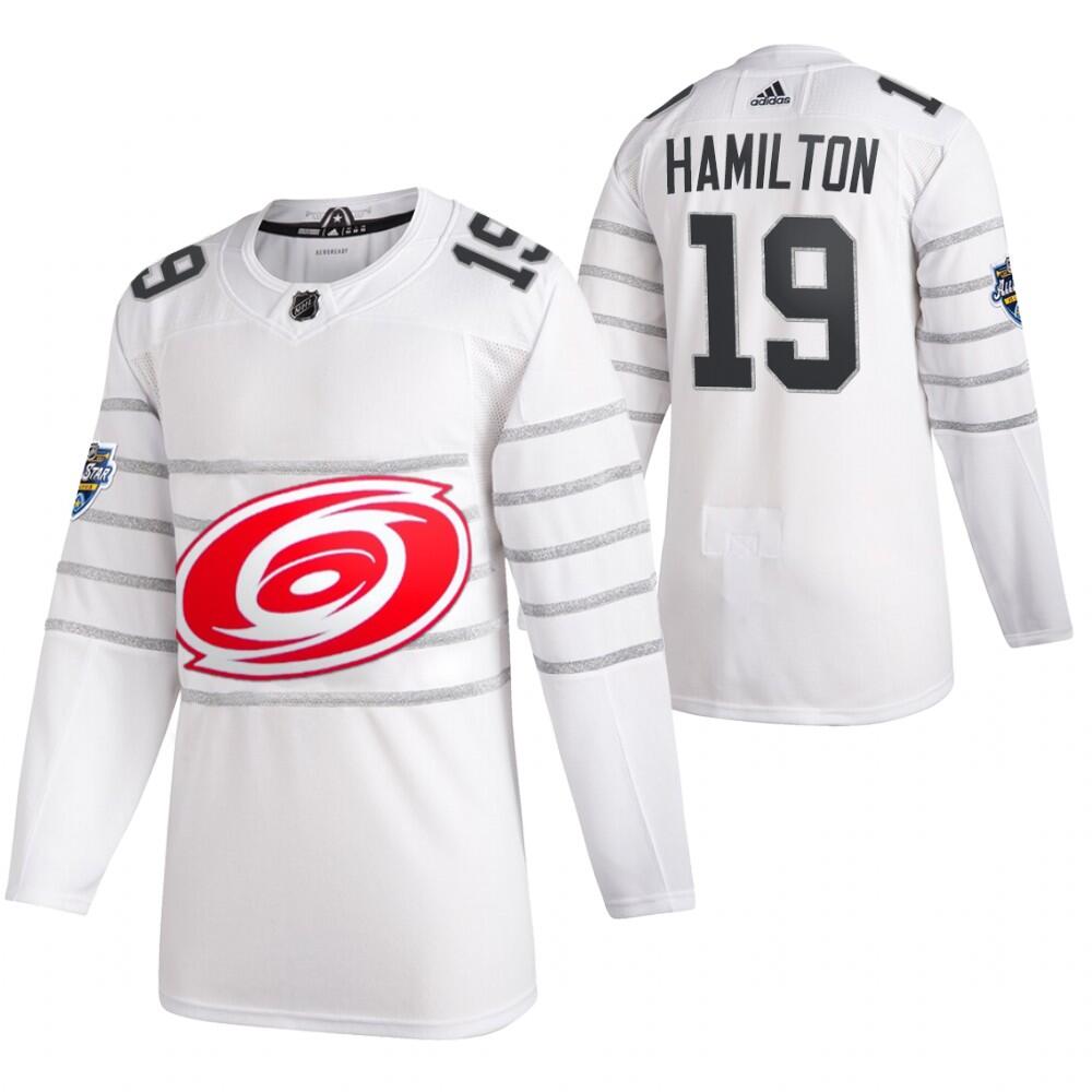Dougie Hamilton Carolina Hurricanes white jersey