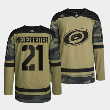 Nino Niederreiter Carolina Hurricanes camo Camo jersey