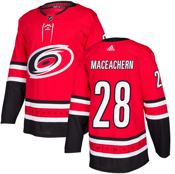 Mackenzie MacEachern Carolina Hurricanes red jersey