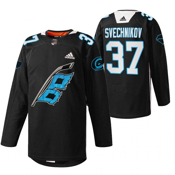 Andrei Svechnikov Carolina Hurricanes black jersey