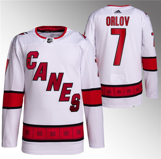 Dmitry Orlov Carolina Hurricanes white jersey