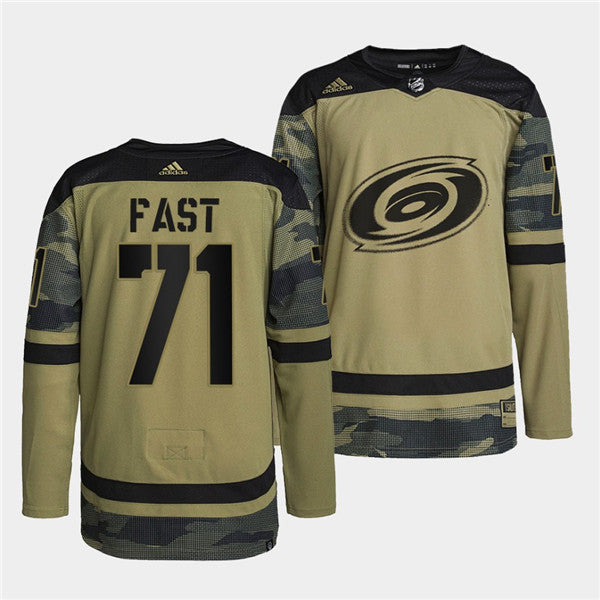 Jesper Fast Carolina Hurricanes camo Camo jersey