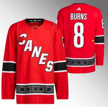 Brent Burns Carolina Hurricanes red Reverse Retro jersey
