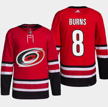 Brent Burns Carolina Hurricanes red jersey