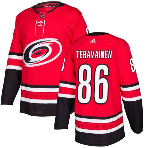 Teuvo Teravainen Carolina Hurricanes red jersey