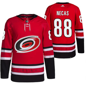 Martin Necas Carolina Hurricanes red jersey