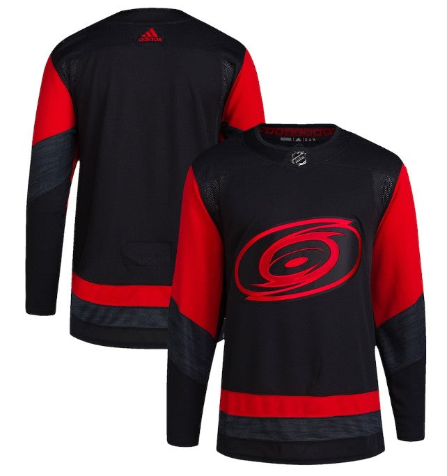 Custom Carolina Hurricanes black jersey