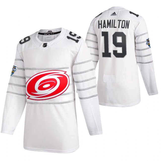 Custom Carolina Hurricanes white jersey