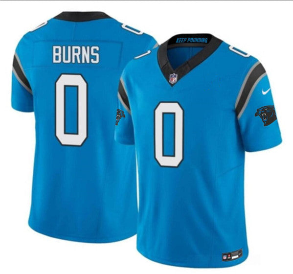 Brian Burns Carolina Panthers blue FUSE jersey