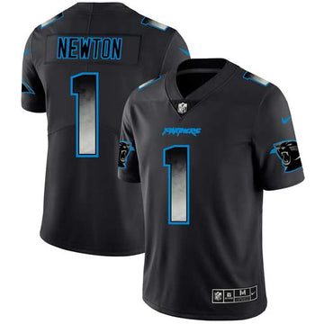 Carolina Panthers #1 Cam Newton Black 2019 Smoke Fashion Jersey